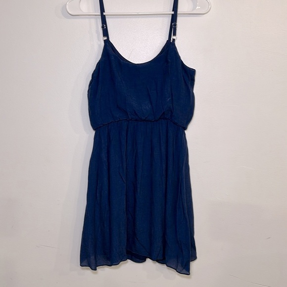 NWT Iz Byer Navy Mini Dress Beaded Size XS - Picture 2 of 7